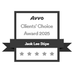 Avvo | Client's Choice Award 2025 | Jack Lee Stipe